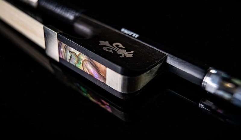 Viotti Carbon Fiber Cello Bow, Hand Crafted by Professional Bow Makers, Strong, Stiff & Well Balanced, Made with Mongolian Horse Hair, For Cellist of All Skill Levels - Image 3